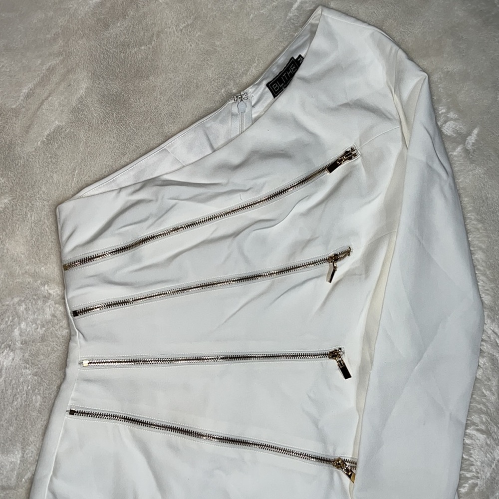 Blithe The Sleek Collection One Sleeve Dress Size… - image 7